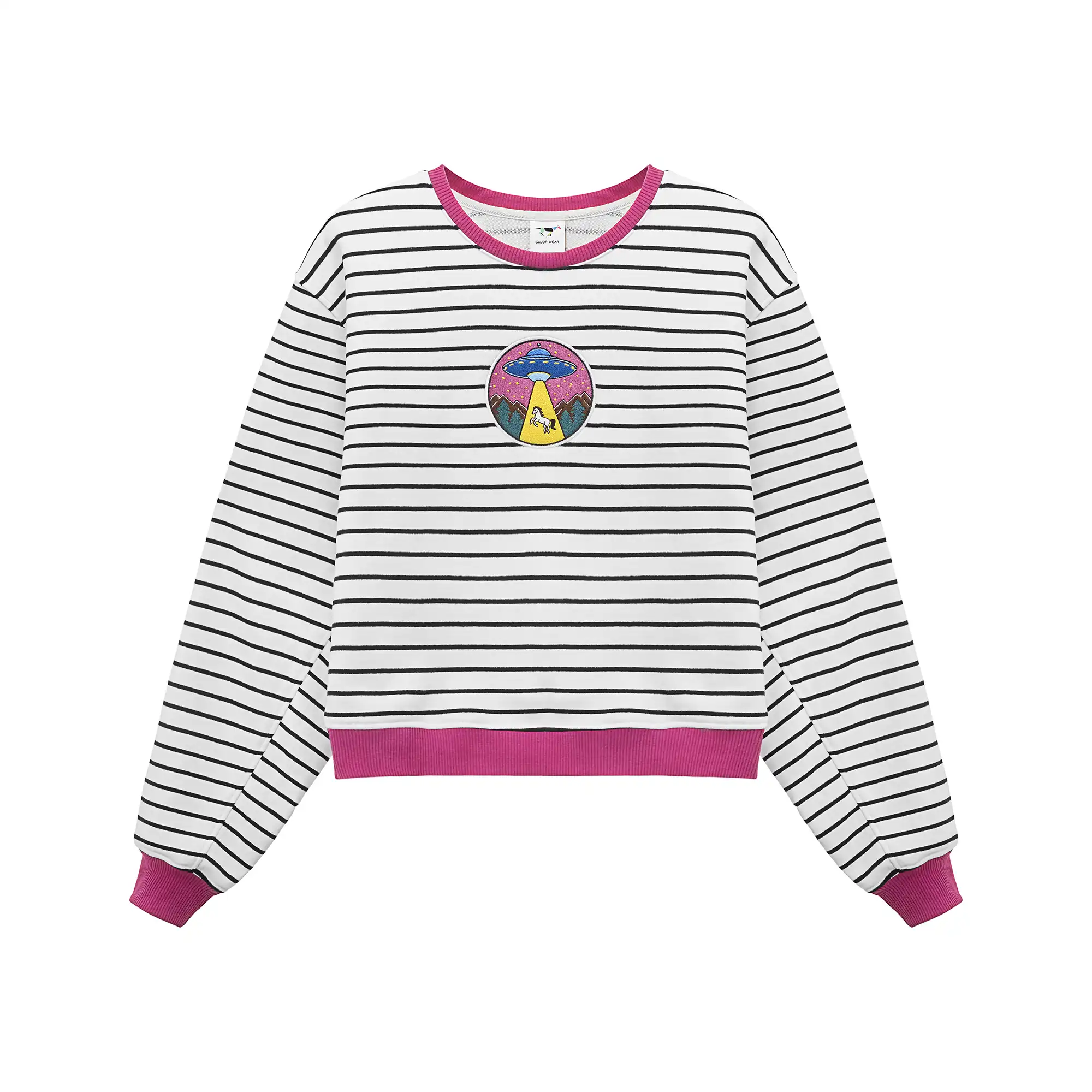 Bluza w paski Galop Wear Kosmiczne Porwanie